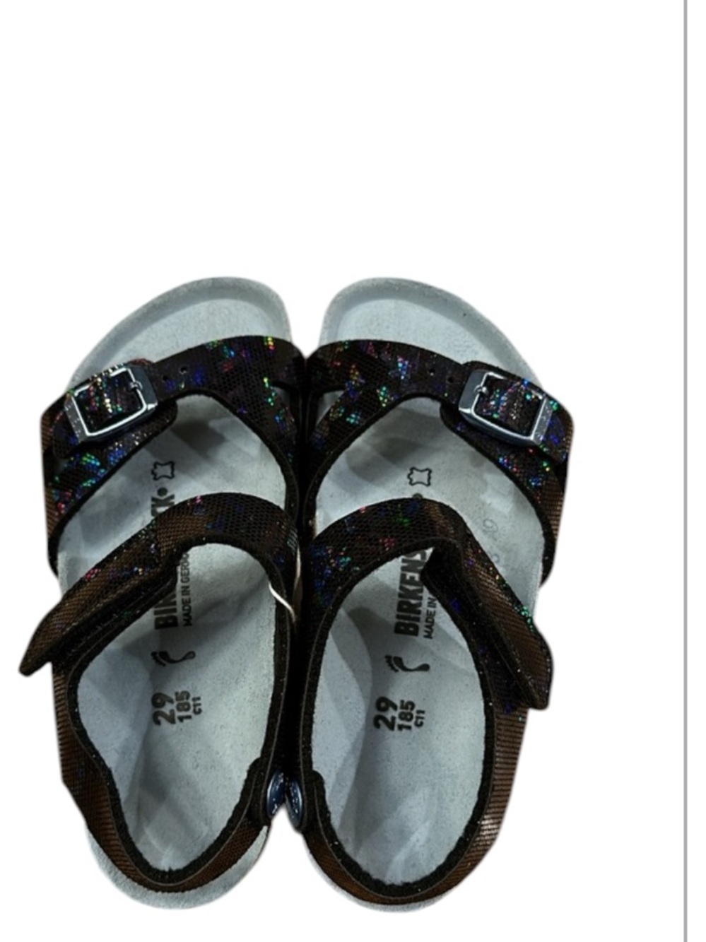 BIRKENSTOCK kids Colorado Microfibre Hologram Black Blue Sandal